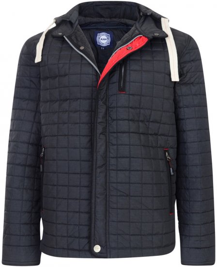 Kam Jeans Quilted Fashion Jacket - Geci - Geci Bărbați Mărimi Mari