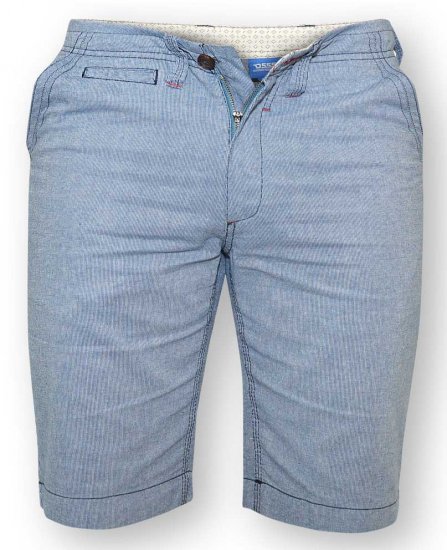 D555 BENNY Blue Shorts - Pantaloni scurți - Pantaloni Scurți Mărimi mari Bărbați 