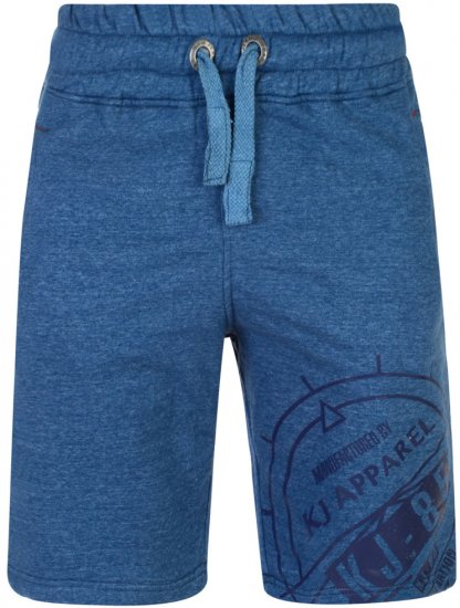 Kam Jeans 302 Fashion Sweat Shorts Blue - Pantaloni trening - Pantaloni Trening Bărbați Mărimi Mari