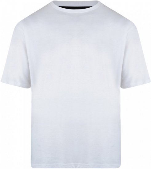 Motley Denim T-shirt White - Tricouri - Tricouri Bărbați Mărimi Mari