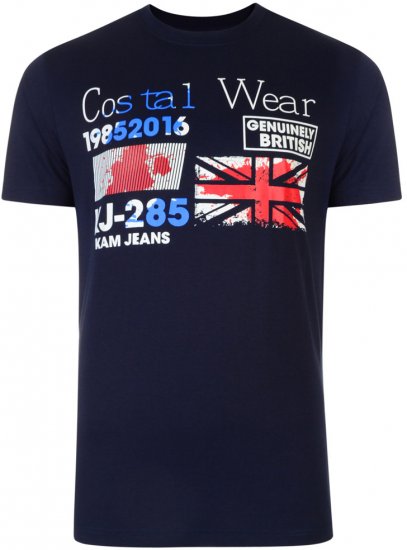 Kam Jeans Costal Wear Tee - Tricouri - Tricouri Bărbați Mărimi Mari