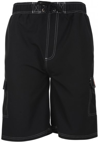 Motley Denim Swim Shorts Black - Lenjerie intimă & costum baie - Lenjerie Intimă Bărbați Mărimi Mari