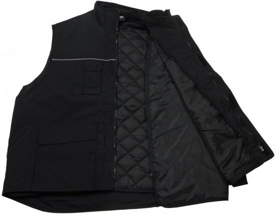 Marc & Mark Work-vest Black - Haine de lucru - Haine de lucru Bărbați Mărimi Mari