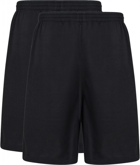 Motley Denim Jogger shorts Black 2-pack - Pantaloni trening - Pantaloni Trening Bărbați Mărimi Mari