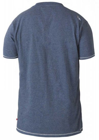 D555 RUEBEN NY City Print T-Shirt Denim - Tricouri - Tricouri Bărbați Mărimi Mari