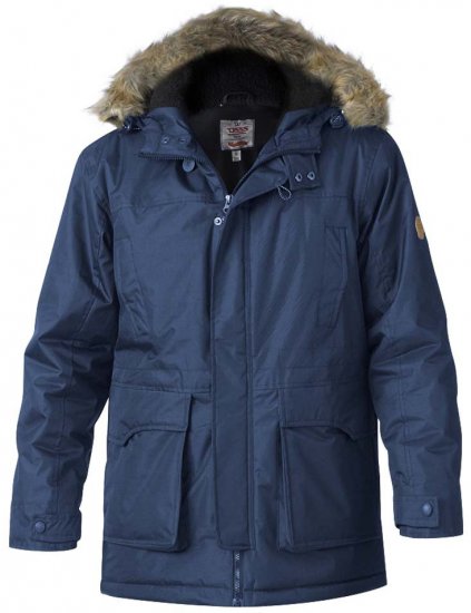 D555 Lovett Parka Navy - Geci - Geci Bărbați Mărimi Mari