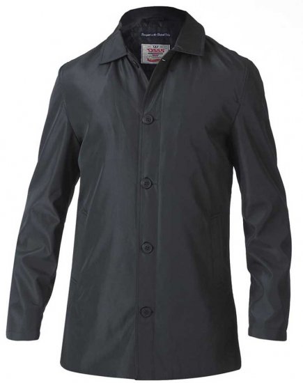 D555 Hampton Raincoat Black - Geci - Geci Bărbați Mărimi Mari
