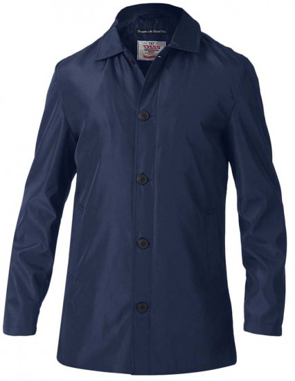 D555 Hampton Raincoat Navy - Geci - Geci Bărbați Mărimi Mari