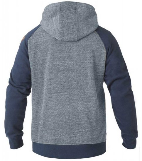 D555 Cristiano Hoodie Blue/Navy - Pulovere & hanorace - Pulovere & Hanorace Bărbați Mărimi Mari