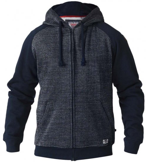 D555 Cristiano Hoodie Grey/Black - Pulovere & hanorace - Pulovere & Hanorace Bărbați Mărimi Mari