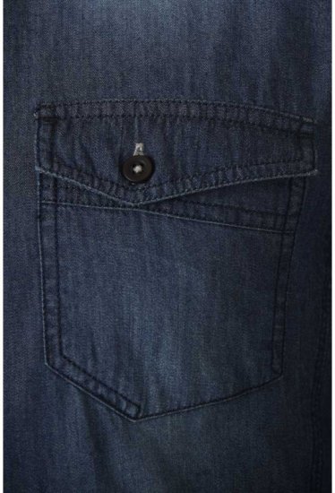 D555 Tobias LS Vintage Denim Shirt - Cămăși - Cămăși Bărbați Mărimi Mari