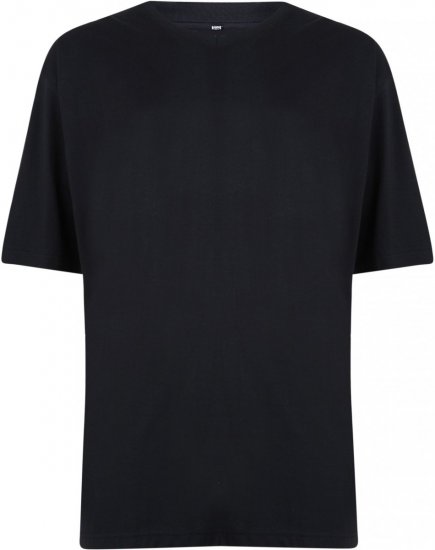 Motley Denim V-neck T-shirt Black - Tricouri - Tricouri Bărbați Mărimi Mari