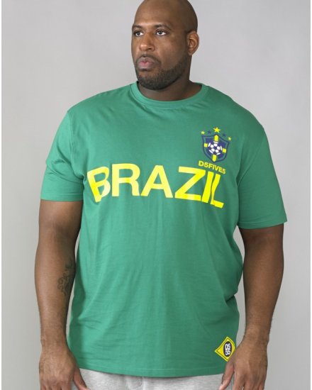 D555 Ricardo T-shirt Green - Tricouri - Tricouri Bărbați Mărimi Mari