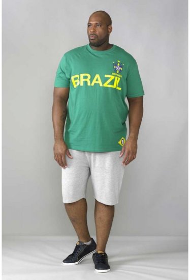 D555 Ricardo T-shirt Green - Tricouri - Tricouri Bărbați Mărimi Mari