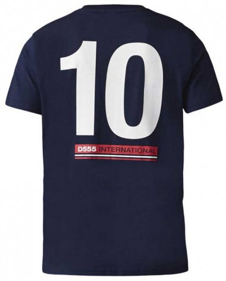 D555 Leon T-shirt Navy - Tricouri - Tricouri Bărbați Mărimi Mari