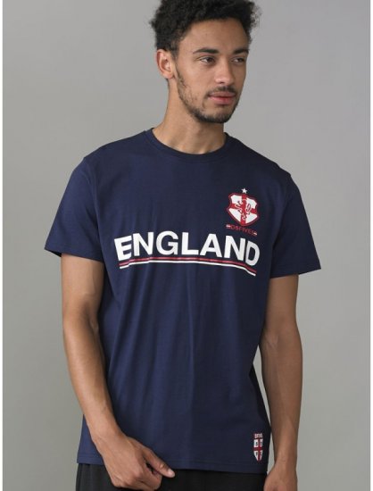 D555 Leon T-shirt Navy - Tricouri - Tricouri Bărbați Mărimi Mari