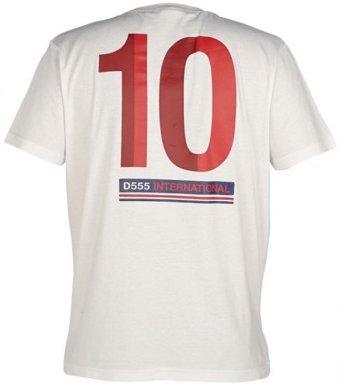 D555 Leon T-shirt White - Tricouri - Tricouri Bărbați Mărimi Mari