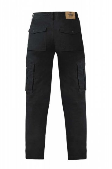 D555 Nelson Stretch Tapered Cargo Pants Black - Blugi & pantaloni - Blugi & Pantaloni Bărbați Mărimi Mari