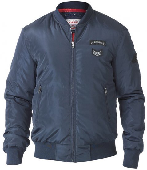 D555 Pedro Bomber Jacket Navy - Geci - Geci Bărbați Mărimi Mari