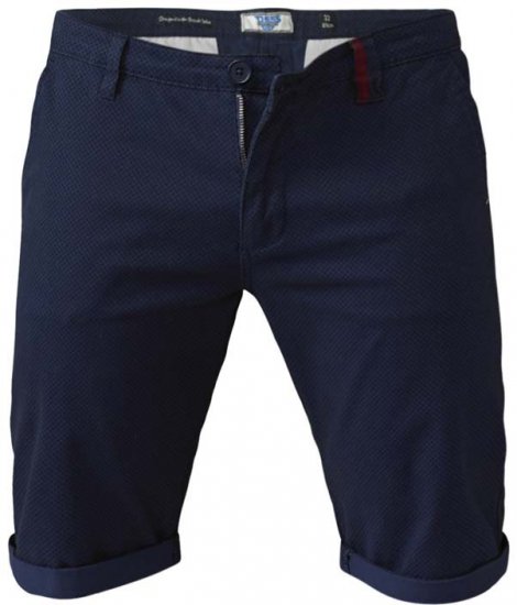 D555 Rupert Shorts Navy - Pantaloni scurți - Pantaloni Scurți Mărimi mari Bărbați 