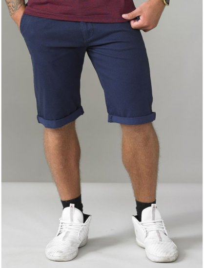 D555 Rupert Shorts Navy - Pantaloni scurți - Pantaloni Scurți Mărimi mari Bărbați 