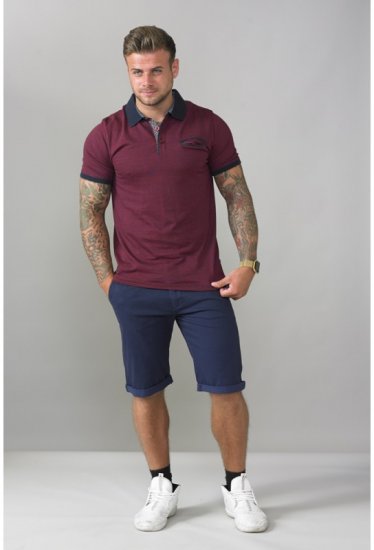 D555 Rupert Shorts Navy - Pantaloni scurți - Pantaloni Scurți Mărimi mari Bărbați 