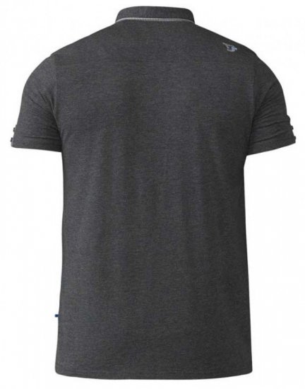 D555 Hogan Polo Charcoal - Tricouri polo - Tricouri Polo Bărbați Mărimi Mari
