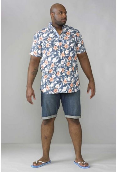 D555 Huxley Hawaii Shirt - Cămăși - Cămăși Bărbați Mărimi Mari