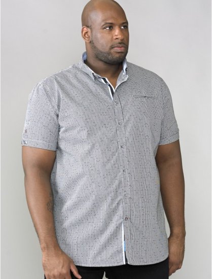 D555 Skyler Short Sleeve Shirt - Cămăși - Cămăși Bărbați Mărimi Mari