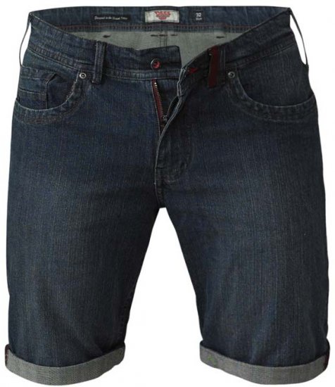 D555 Arix Denim Stretch Shorts - Pantaloni scurți - Pantaloni Scurți Mărimi mari Bărbați 
