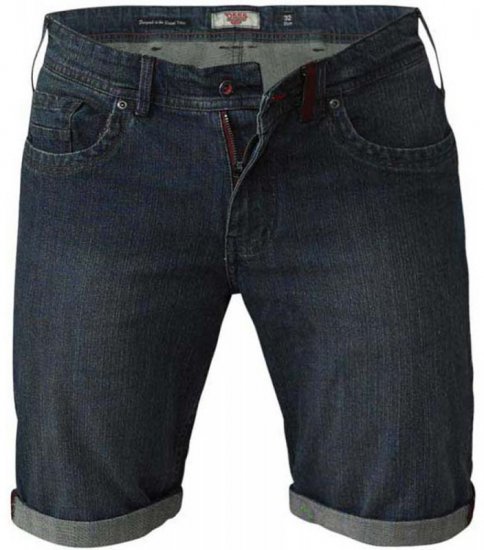 D555 Arix Denim Stretch Shorts - Pantaloni scurți - Pantaloni Scurți Mărimi mari Bărbați 