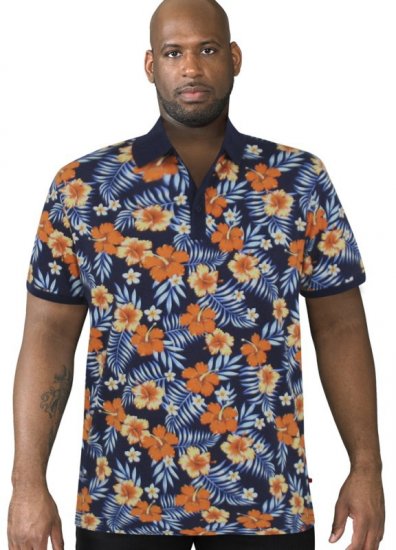 D555 Cyprus Hawaii Polo Shirt - Tricouri polo - Tricouri Polo Bărbați Mărimi Mari
