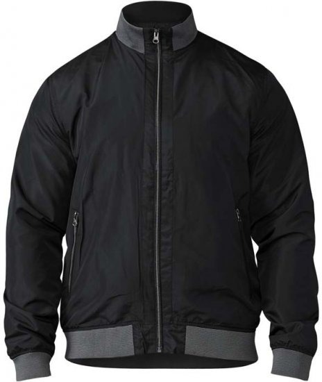 D555 Felix Lightweight Bomber Jacket Black - Geci - Geci Bărbați Mărimi Mari