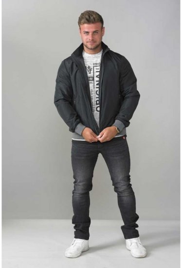 D555 Felix Lightweight Bomber Jacket Black - Geci - Geci Bărbați Mărimi Mari