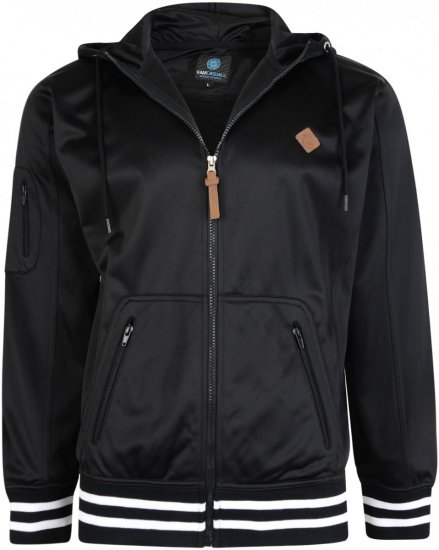 Kam Jeans 799 Tricot Hoody Black - Pulovere & hanorace - Pulovere & Hanorace Bărbați Mărimi Mari