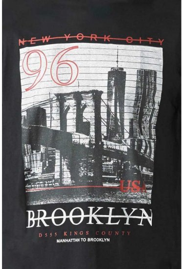 D555 Cain T-shirt Black - Tricouri - Tricouri Bărbați Mărimi Mari