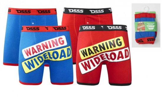 D555 Novelty Boxershorts 2-pack - Lenjerie intimă & costum baie - Lenjerie Intimă Bărbați Mărimi Mari