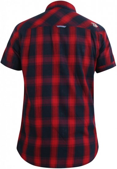 D555 Oliver Short Sleeve Shirt - Cămăși - Cămăși Bărbați Mărimi Mari