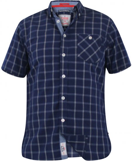 D555 Liberty Short Sleeve Shirt & T-shirt Combo - Cămăși - Cămăși Bărbați Mărimi Mari