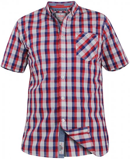 D555 Hadwin Short Sleeve Shirt & T-shirt Combo - Cămăși - Cămăși Bărbați Mărimi Mari
