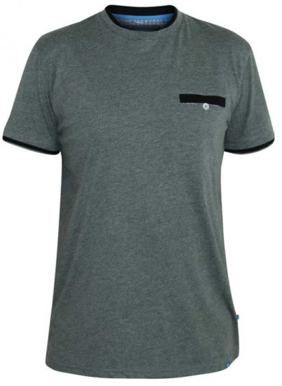 D555 Nelly T-shirt Khaki - Tricouri - Tricouri Bărbați Mărimi Mari