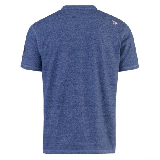 D555 Daniel Grandad T-shirt Denim - Tricouri - Tricouri Bărbați Mărimi Mari