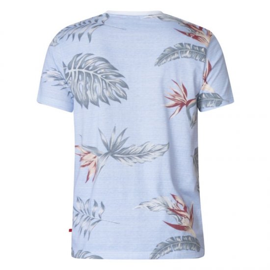 D555 Rufus T-shirt Blue - Tricouri - Tricouri Bărbați Mărimi Mari