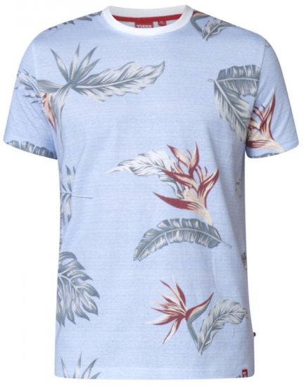 D555 Rufus T-shirt Blue - Tricouri - Tricouri Bărbați Mărimi Mari