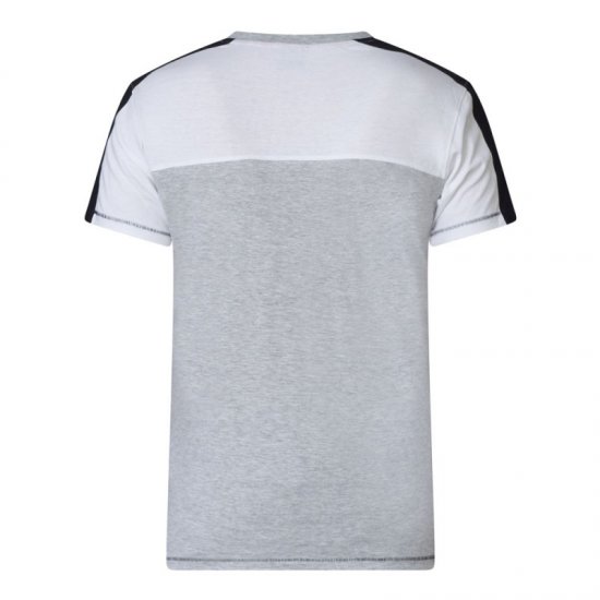 D555 Alvester T-shirt Grey - Tricouri - Tricouri Bărbați Mărimi Mari