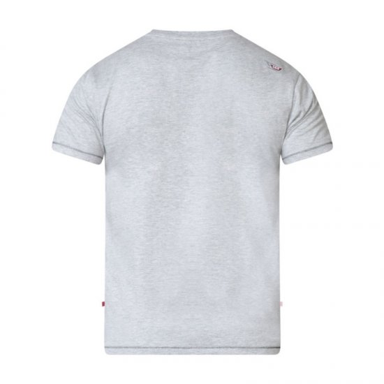 D555 Clive T-shirt Grey - Tricouri - Tricouri Bărbați Mărimi Mari