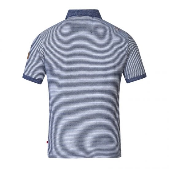 D555 Tyrone Polo Blue - Tricouri polo - Tricouri Polo Bărbați Mărimi Mari