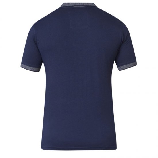 D555 Walker Polo Navy - Tricouri polo - Tricouri Polo Bărbați Mărimi Mari