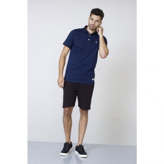 D555 Jerell Polo Navy - Tricouri polo - Tricouri Polo Bărbați Mărimi Mari