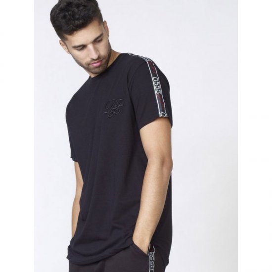 D555 Kambria Couture T-shirt Black - Tricouri - Tricouri Bărbați Mărimi Mari